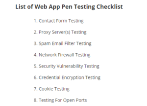 Web Application Penetration Testing Checklist | Updated 2023