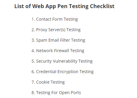 Web App pen Testing