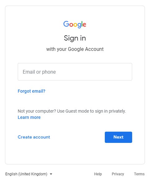 Google login details that you had used in your locked phone as well