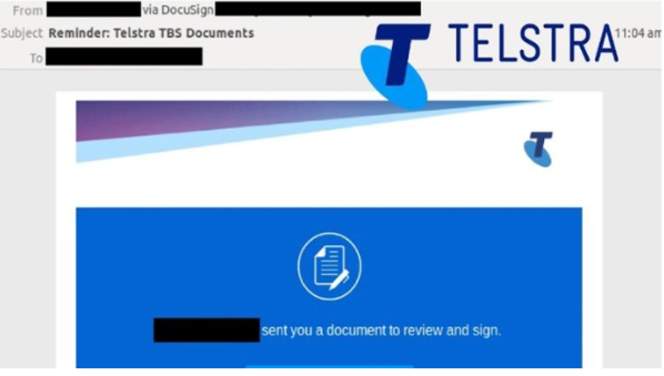 Phishing Exploits Against Telstra