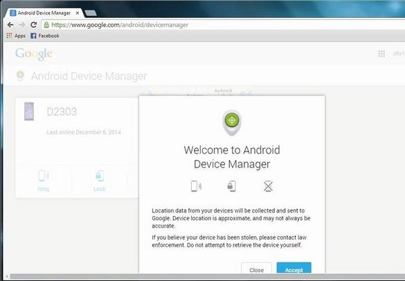 Не открывается android device manager