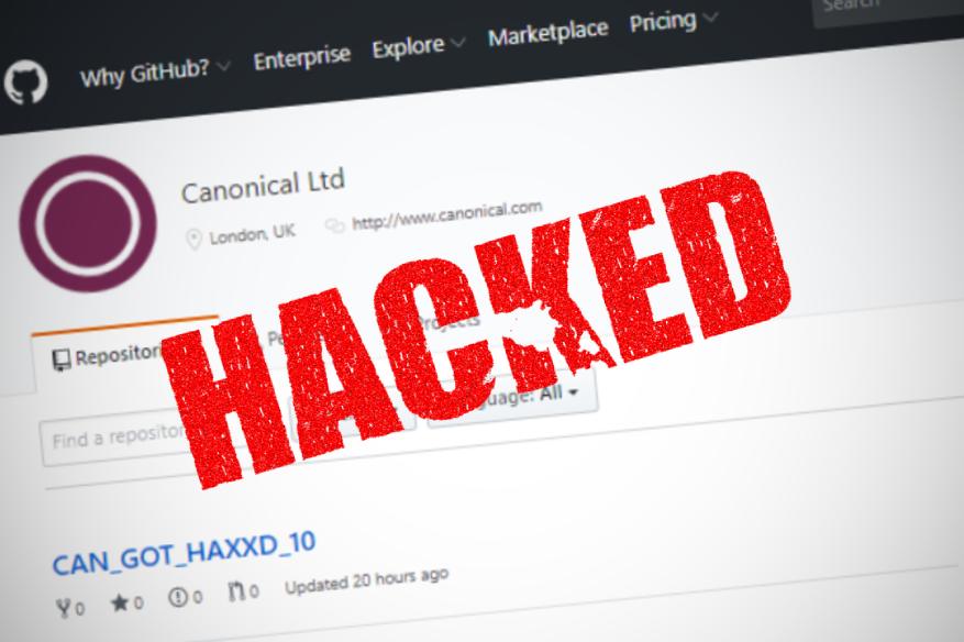 GitHub Account of Canonical Hacked PII Source Code Safe