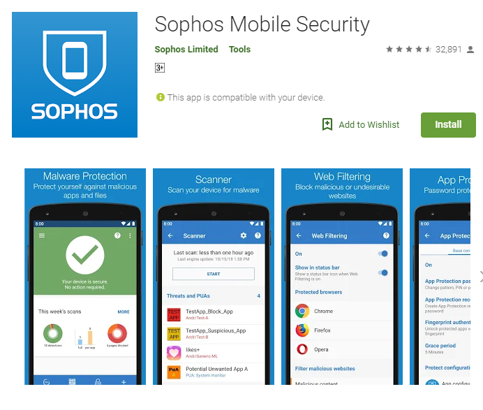 Sophos Mobile Security